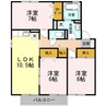 リヴェール　A棟 3LDKの間取り