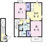 ブリリアント 2DKの間取り