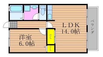 間取図 シティハイムききょう町