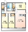 ベラパーシェ 3LDKの間取り