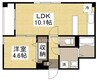 ルミエール大供 1LDKの間取り