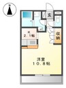 アストラディープ 1Kの間取り