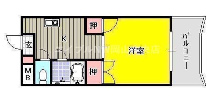 間取図 シャトレハイツ大元