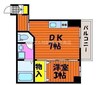 ブランシェ駅元町 1LDKの間取り