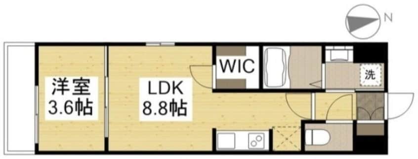 間取図 月光　旭川リバーサイドウエスト