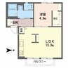 フレグランス京町 1LDKの間取り