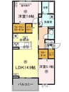 ESPELIA 2LDKの間取り