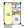 リヴェールima 1LDKの間取り