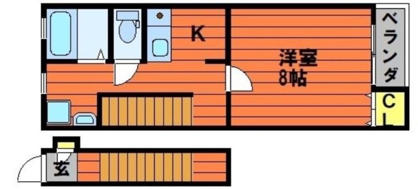 間取図 パシフィコ　ノヴァ　B棟