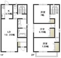 KT津島西坂　Bの間取図