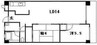 エトワール今 2LDKの間取り