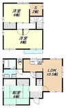 岩井2丁目貸家 3LDKの間取り