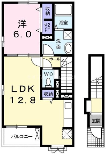 間取図 コンシェルジュ福富Ⅱ