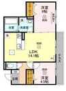 グランド　レジデンス 2LDKの間取り