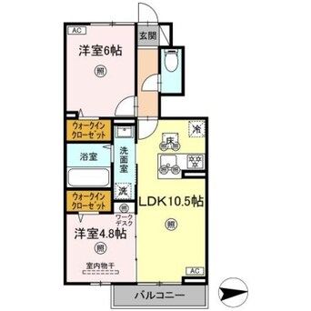 間取図 セレスト　ブルー