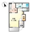 ルミナスコートＣ 1Kの間取り