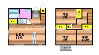 間取図 御成町借家