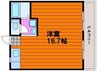 メゾン富田 1Rの間取り
