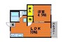 サンコーポ 1LDKの間取り