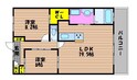 サーパス庭瀬の間取図