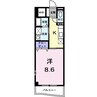 エル・クレール 1Kの間取り
