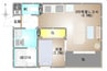 仮称）REGALEST 下伊福本町Ⅳ 1LDKの間取り