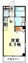 BELLAGIO（ベラジオ） 1Rの間取り
