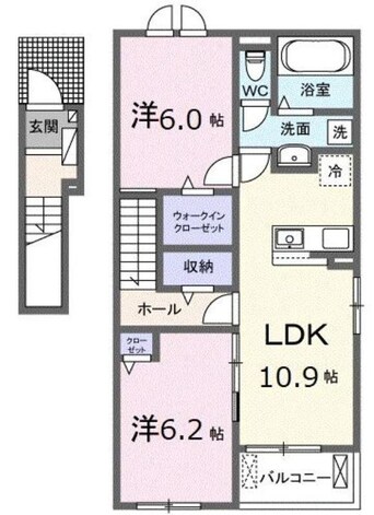 間取図 フリーデＡ