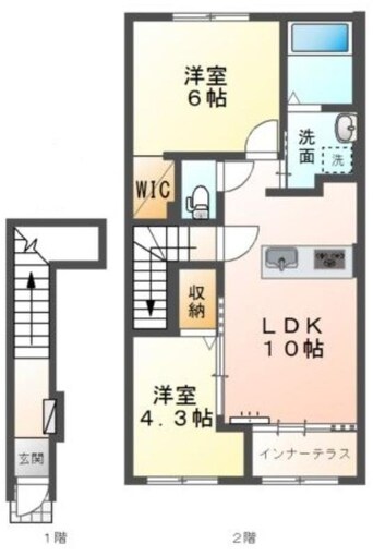 間取図 オータムめぐみⅢ