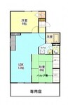 エントピア学南B 2LDKの間取り