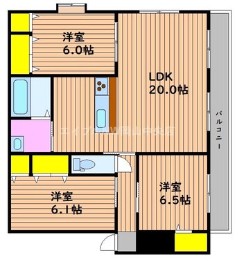 間取図 ベンビレッジ平田西公園