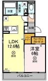 ティーグル 1LDKの間取り