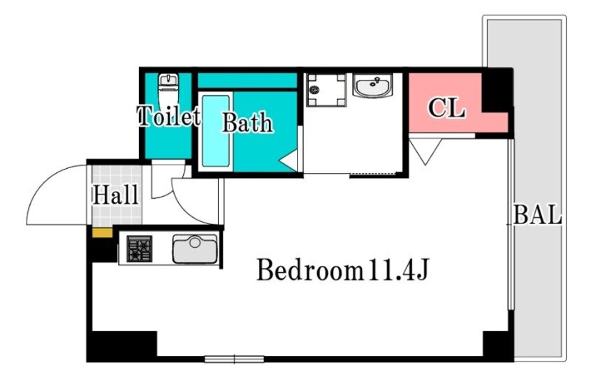 間取図 ハイツセイコー壱番館