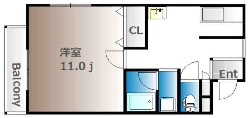 間取り図 カーサ大薮