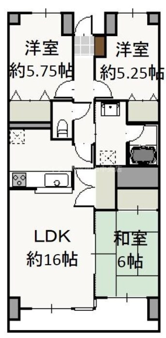 間取図 ライオンズマンション神田町