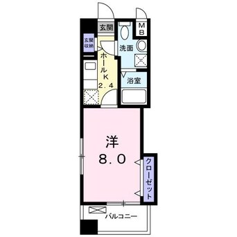 間取図 レジデンス下伊福　颯