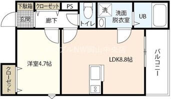 間取図 REGALE SOUTH