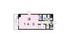 リョーアイ 1Rの間取り