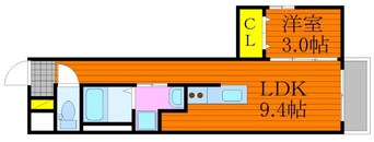 間取図 月光　岡山駅西口壱番館