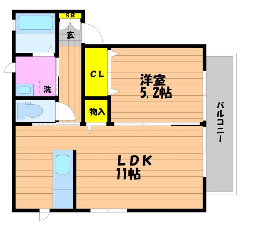 間取図 シャーメゾン野田