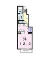 ラフレシール 1Rの間取り