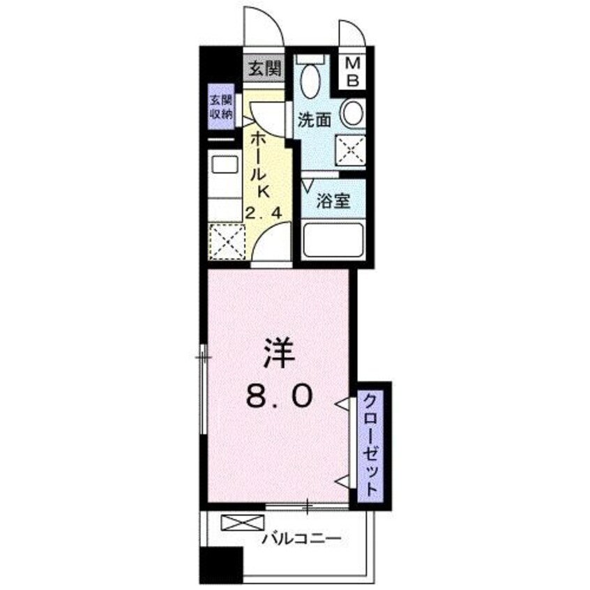間取図 アルコバレーノ