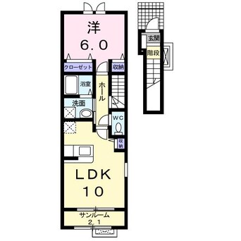 間取図 ミルキータウン城所　Ⅱ