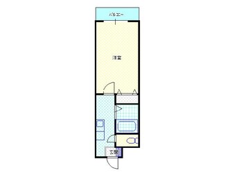 間取図 パークサイドグリッター弁天