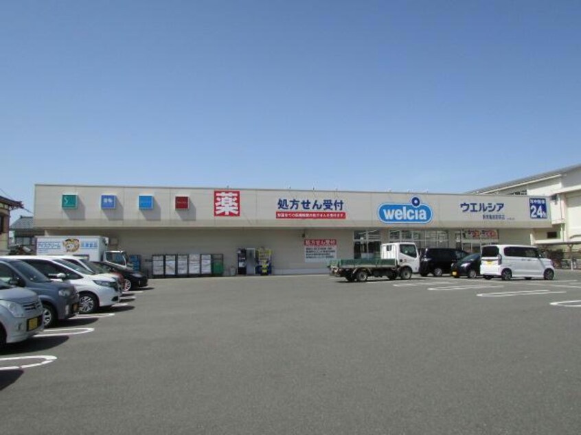 ウエルシア新潟亀田駅前店(ドラッグストア)まで980m グランパサージュ