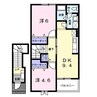 アーバン・スクエア 2DKの間取り