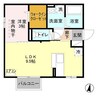 コスモＢ 1DKの間取り