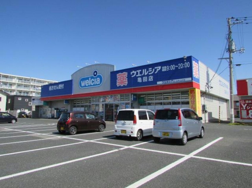 ウエルシア亀田店(ドラッグストア)まで393m プリムローズ