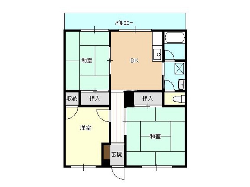 間取図 パークサイドハイツ