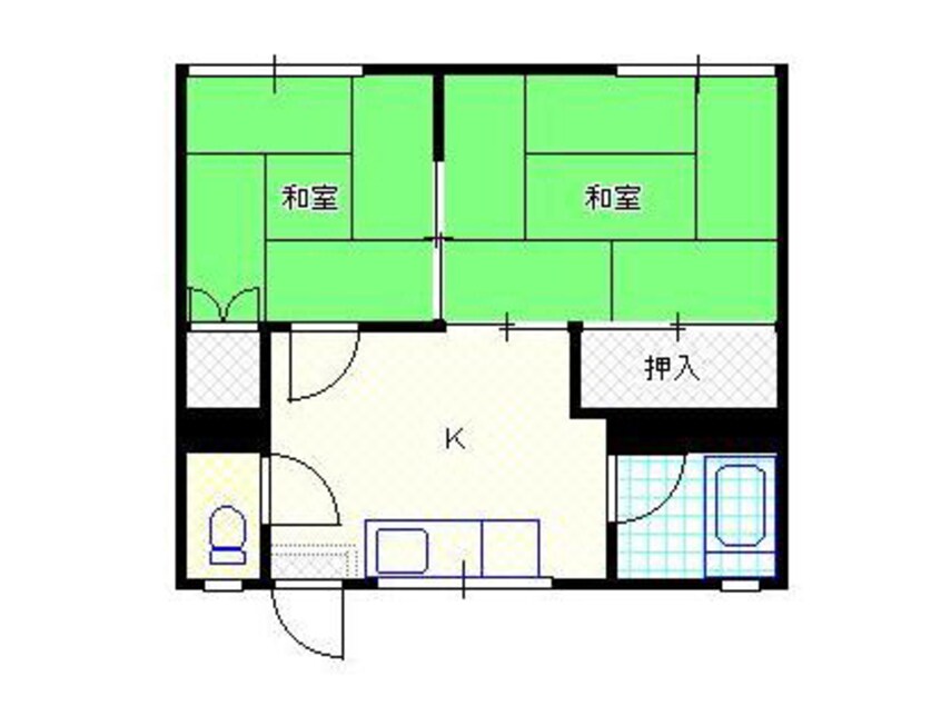間取図 コーポ石水　Ａ